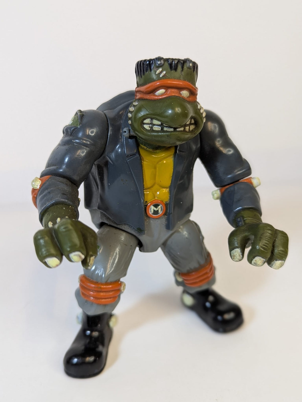 Teenage Mutant Ninja Turtles x Universal Monsters - Michelangelo as Frankenstein - Vintage 1993 Action Figure