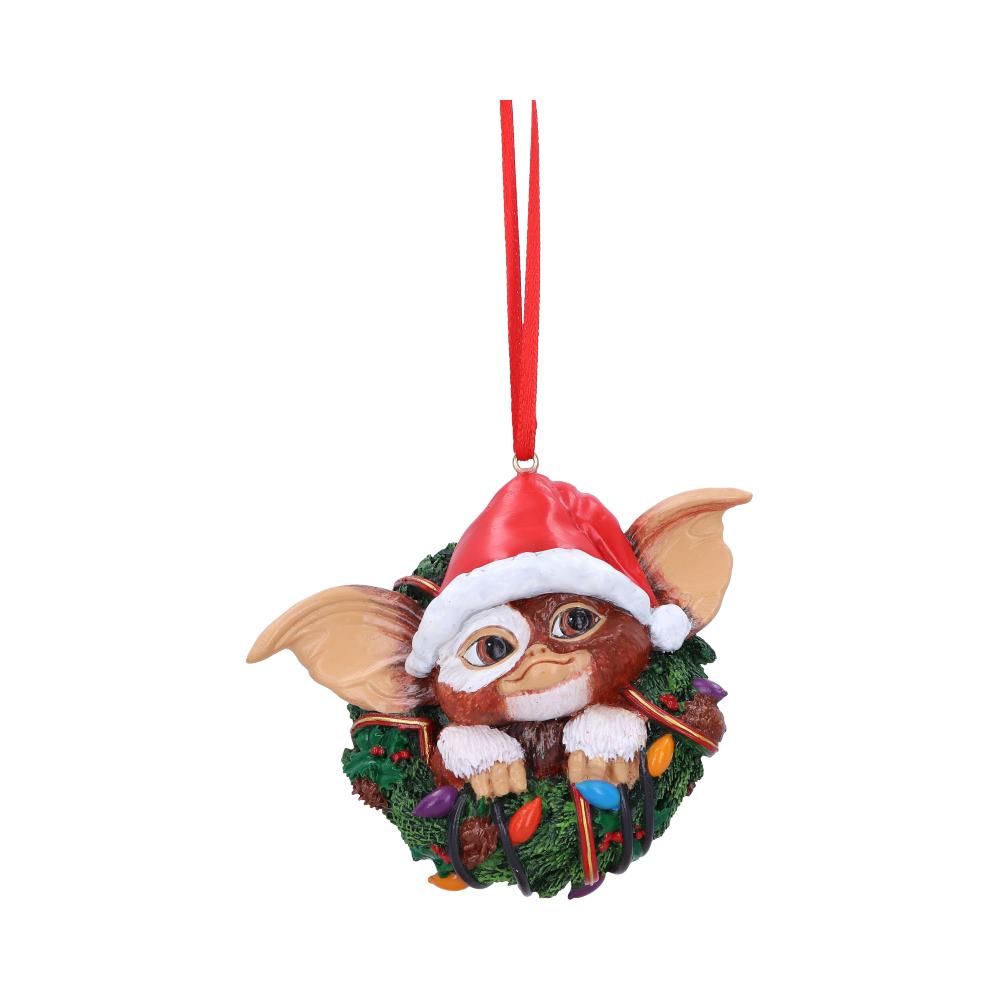 Gremlins Gizmo in Wreath Christmas Ornament