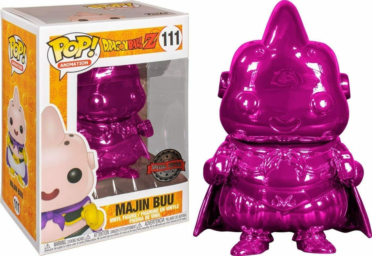 Dragon Ball Z Majin Buu (Pink Chrome) Funko Pop! Vinyl Figure #111