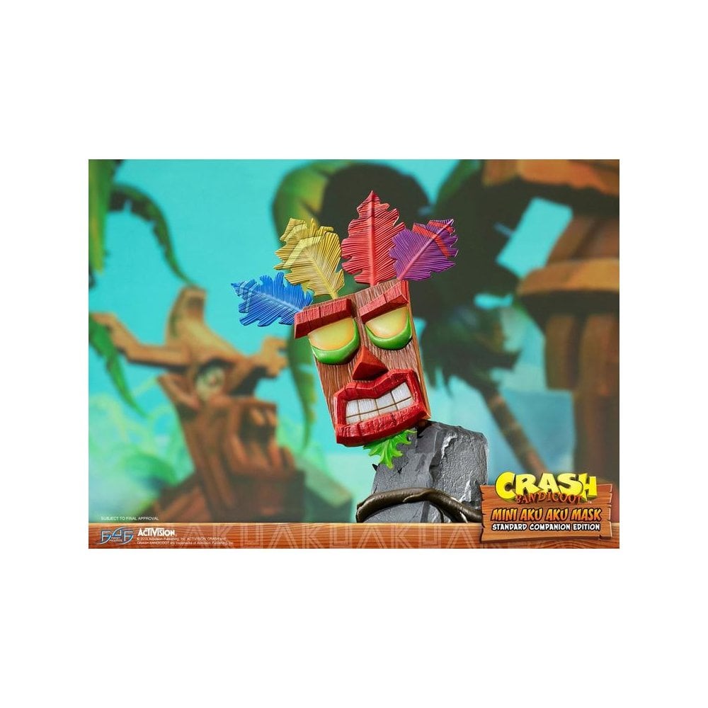 Crash Bandicoot Mini Aku Aku Mask Statue