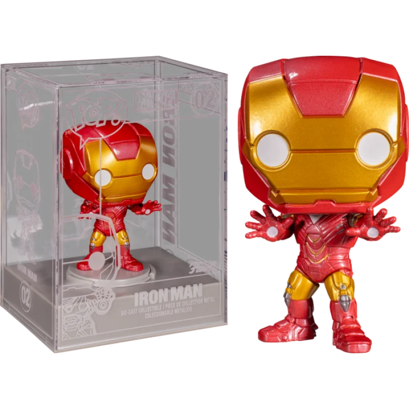 Marvel Iron Man Die Cast Metal Funko Pop! Figure #02 (Pre-Owned)