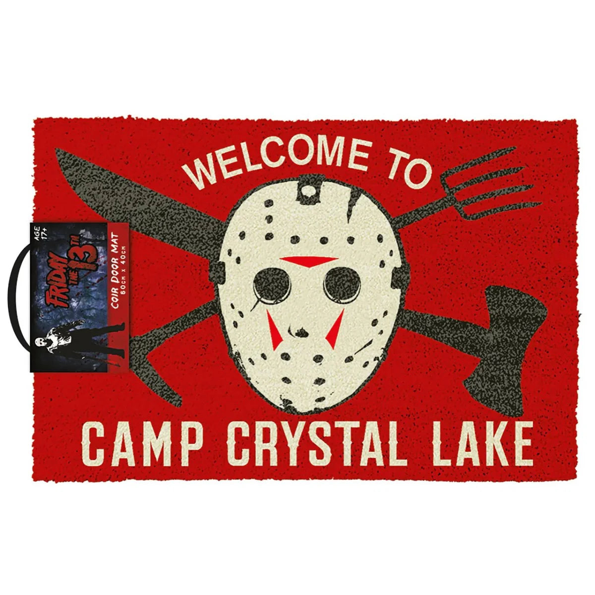 Friday the 13th - "Welcome to Camp Crystal Lake" Door Mat