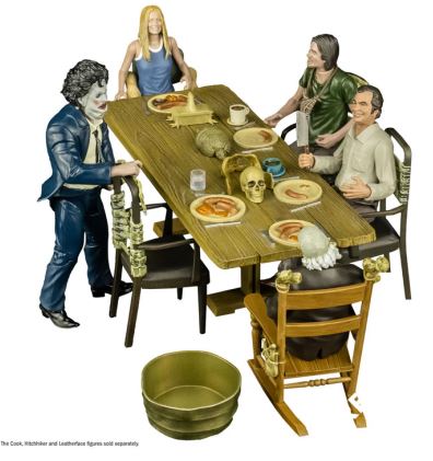 Texas Chainsaw Massacre "Dinner Scene" Play Set 5 Inch Action Figure