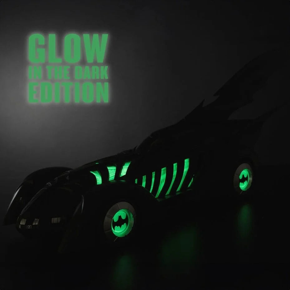 Batman Forever Glow In The Dark Batmobile Gold Label Collection Replica