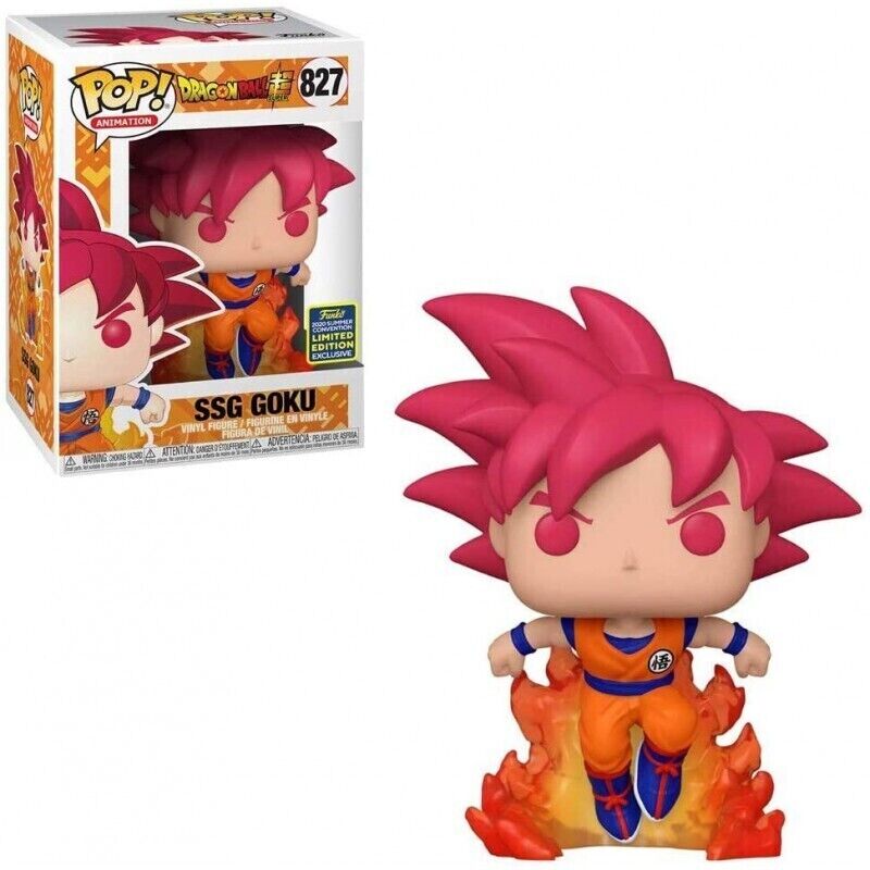 Dragon Ball Super SSG Goku Funko Pop! Vinyl Figure #827