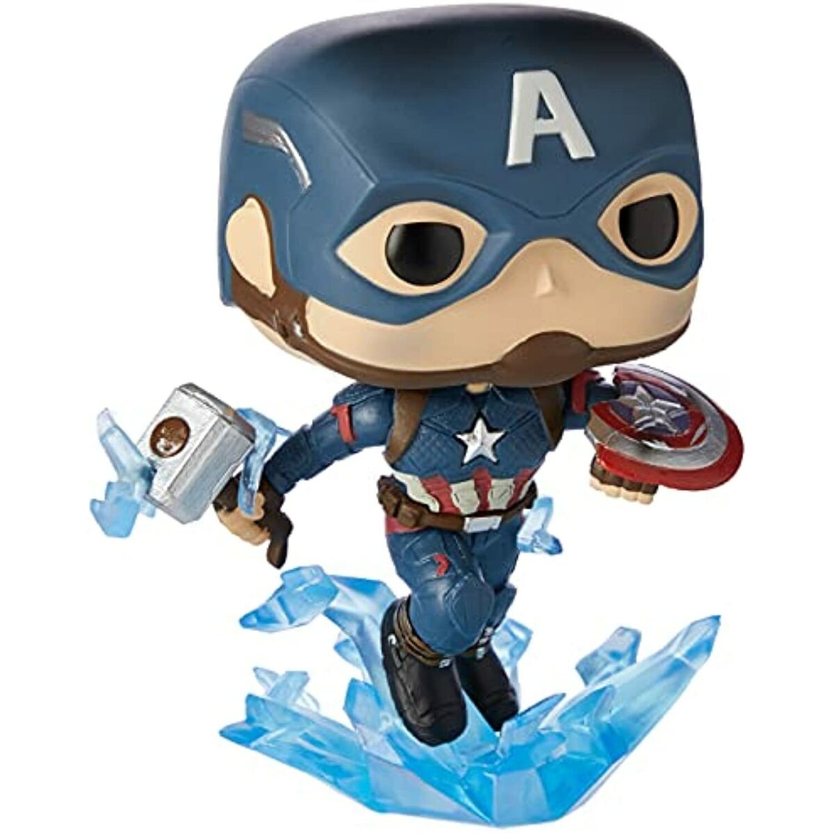 Marvel Avengers Endgame Captain America (With Mjolnir and Broken Shield) Funko Pop! Vinyl Figure #573