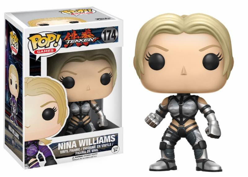 Tekken Nina Williams Exclusive Silver Suit Funko Pop! Vinyl #174