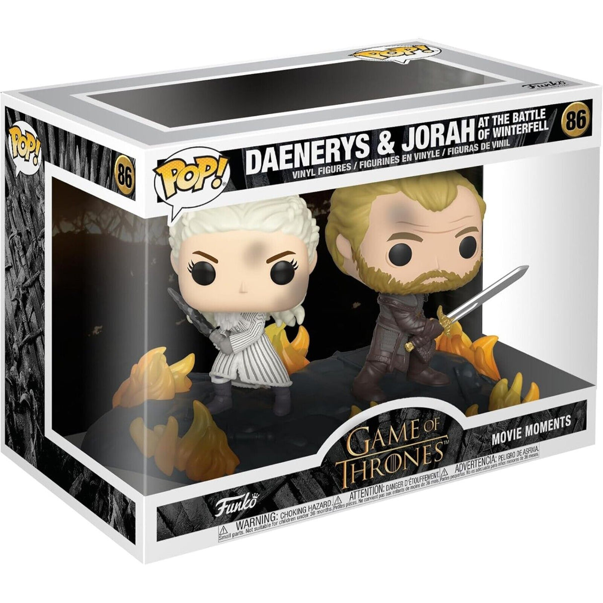 Game of Thrones Daenerys and Jorah at the Battle of Winterfell Funko Pop! Vinyl Figures #86