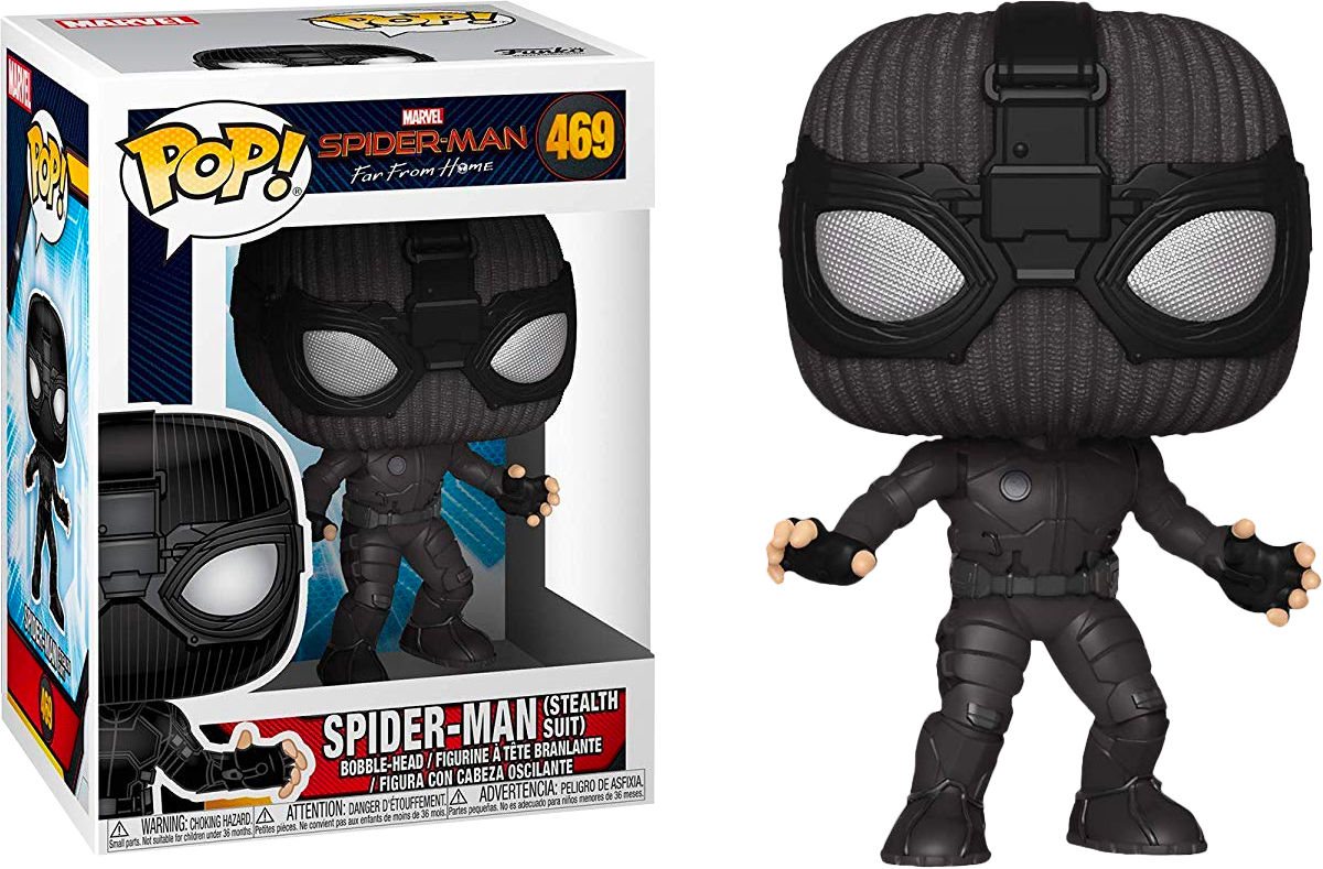 Marvel Spider-Man Far From Home Spider-Man (stealth suit) Funko Pop! Vinyl #469