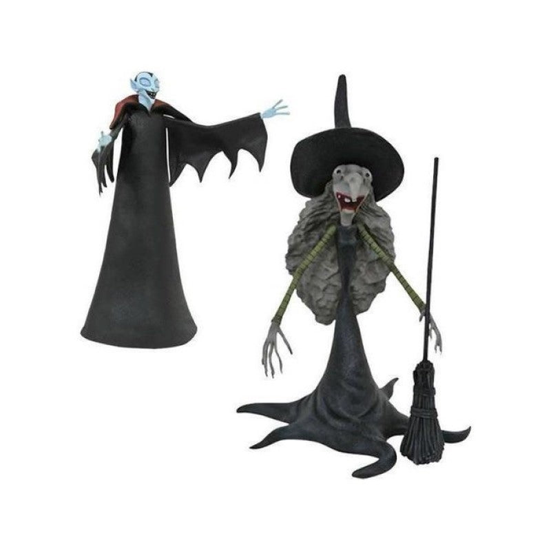 The Nightmare Before Christmas -  Small Vampire and Helgamine Witch Action Figures by Diamond Select