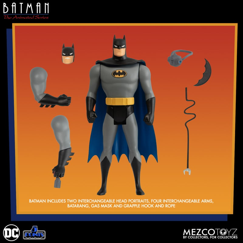 DC Comics Batman Animated Series Batman 5 point Action Figure