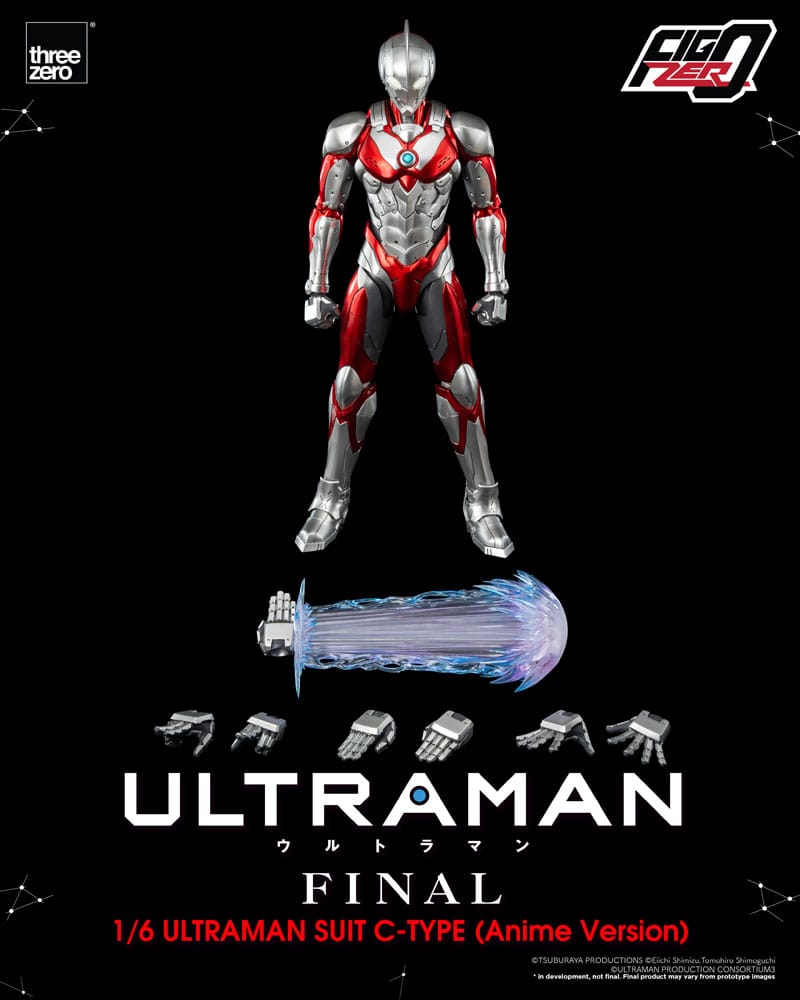 Ultraman FigZero Ultraman Suit C-Type (Anime Version) 31 cm 1/6 Action Figure