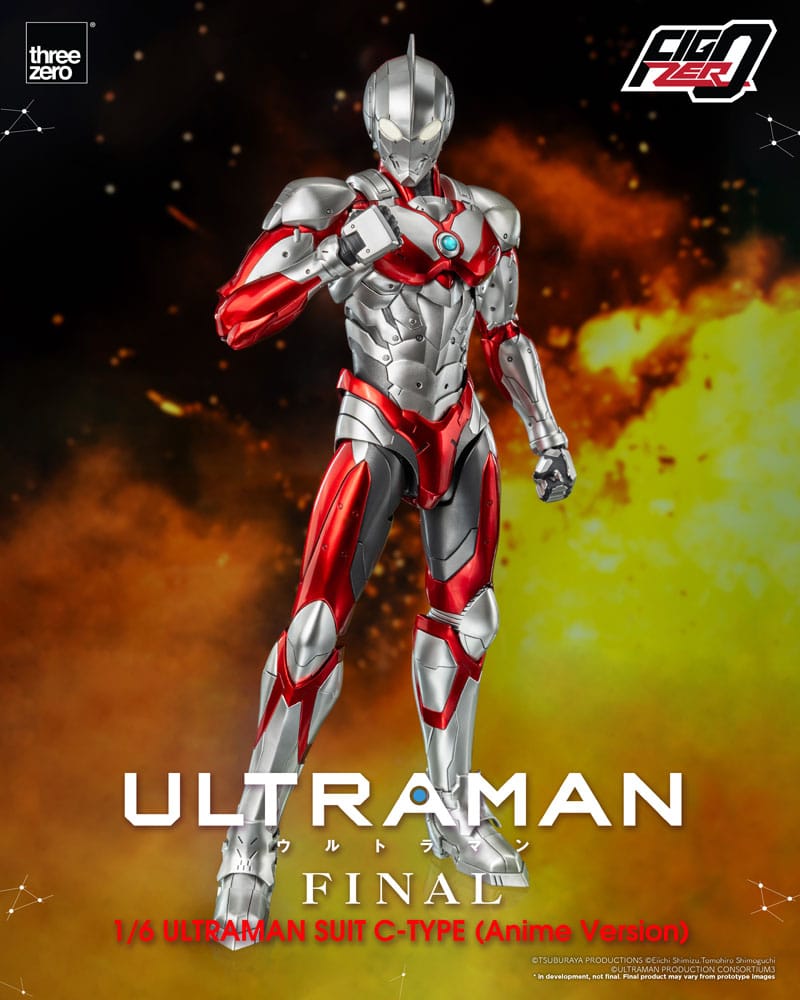 Ultraman FigZero Ultraman Suit C-Type (Anime Version) 31 cm 1/6 Action Figure