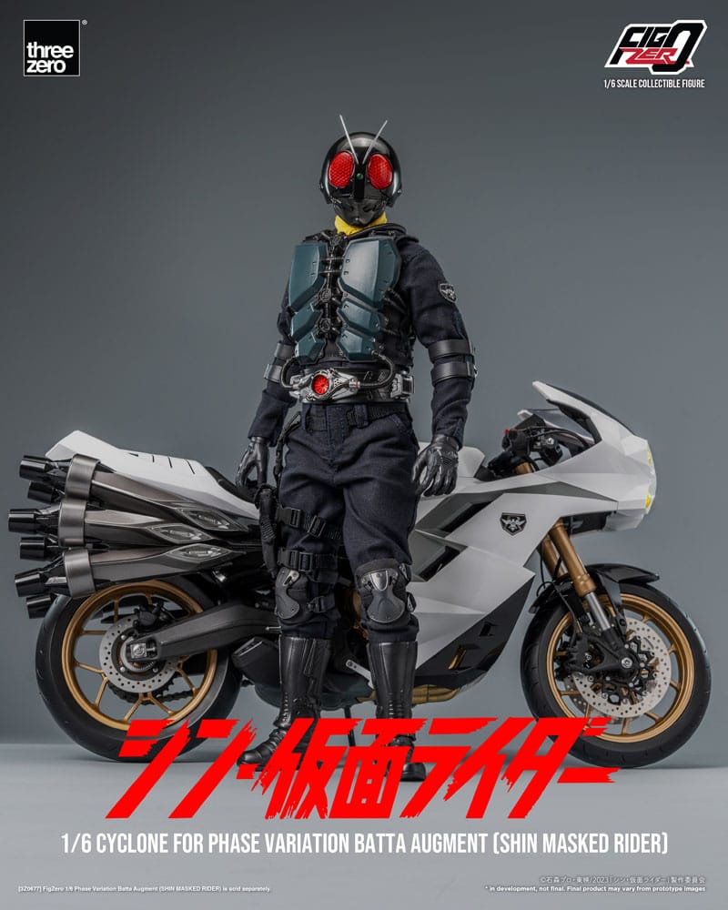 Kamen Rider FigZero Cyclone for Phase Variation Batta Augment (Shin Masked Rider) 35 cm 1/6 Vehicle Action Figure