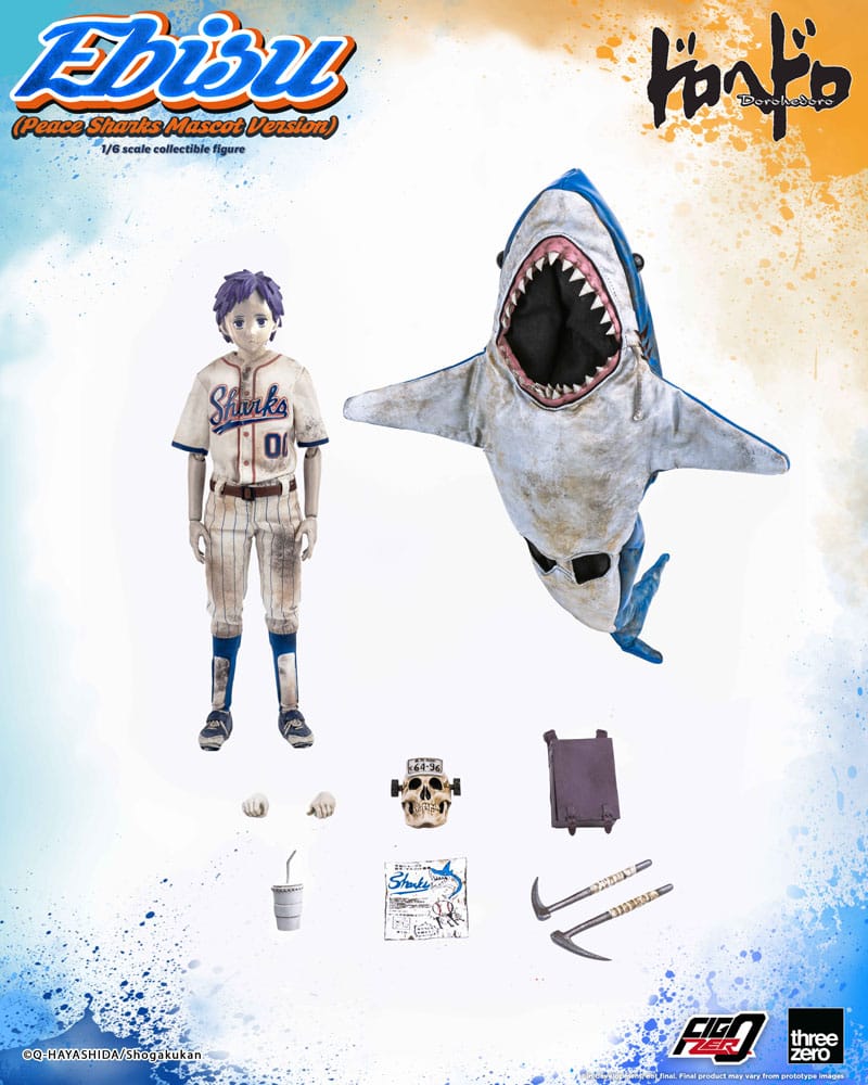 Dorohedoro FigZero Ebisu Peace Sharks Mascot Ver. 24 cm 1/6 Action Figure