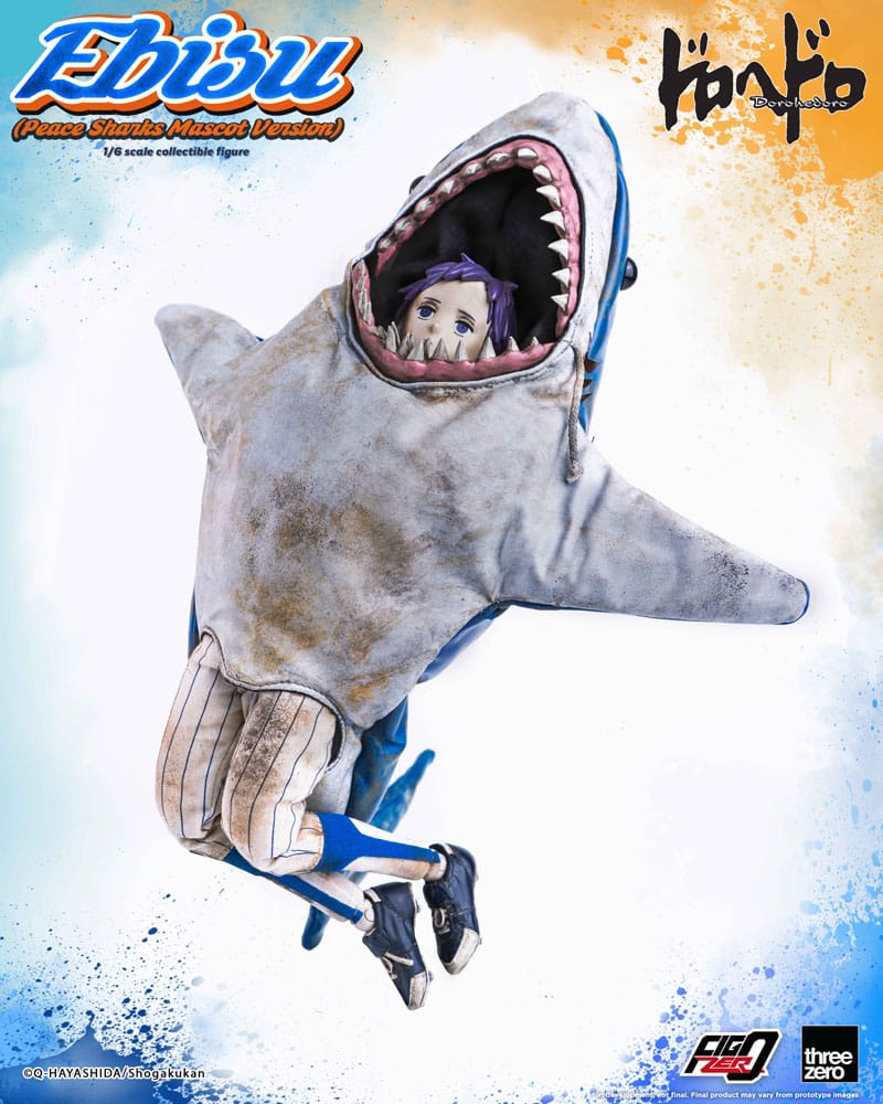 Dorohedoro FigZero Ebisu Peace Sharks Mascot Ver. 24 cm 1/6 Action Figure