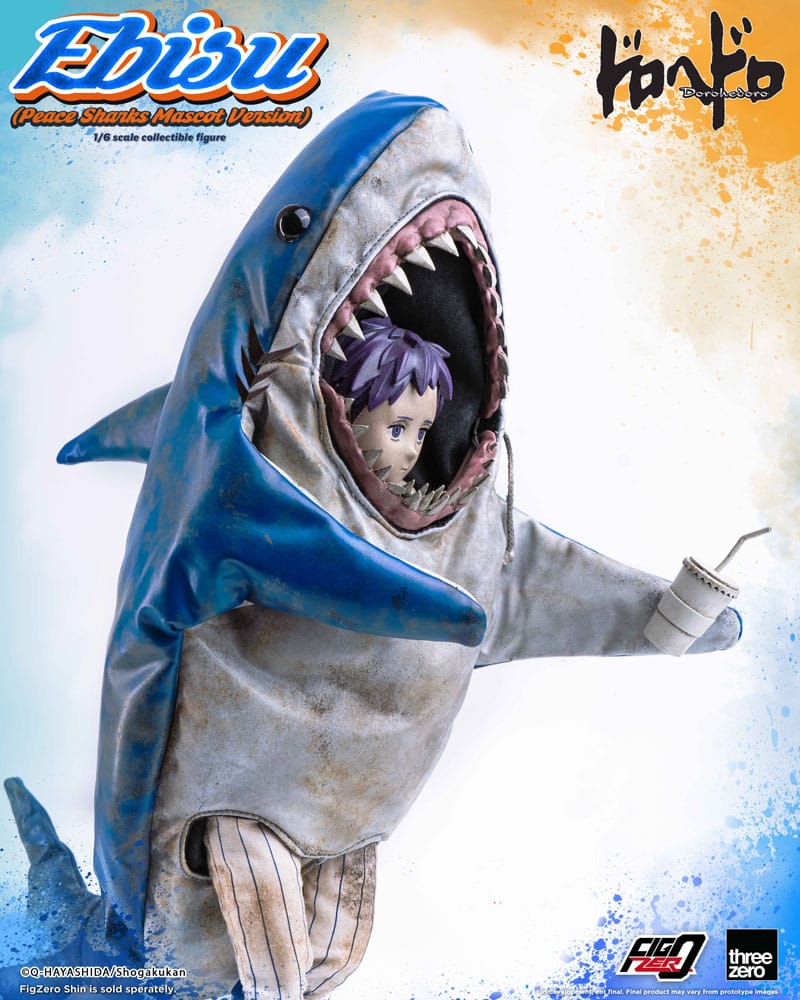 Dorohedoro FigZero Ebisu Peace Sharks Mascot Ver. 24 cm 1/6 Action Figure