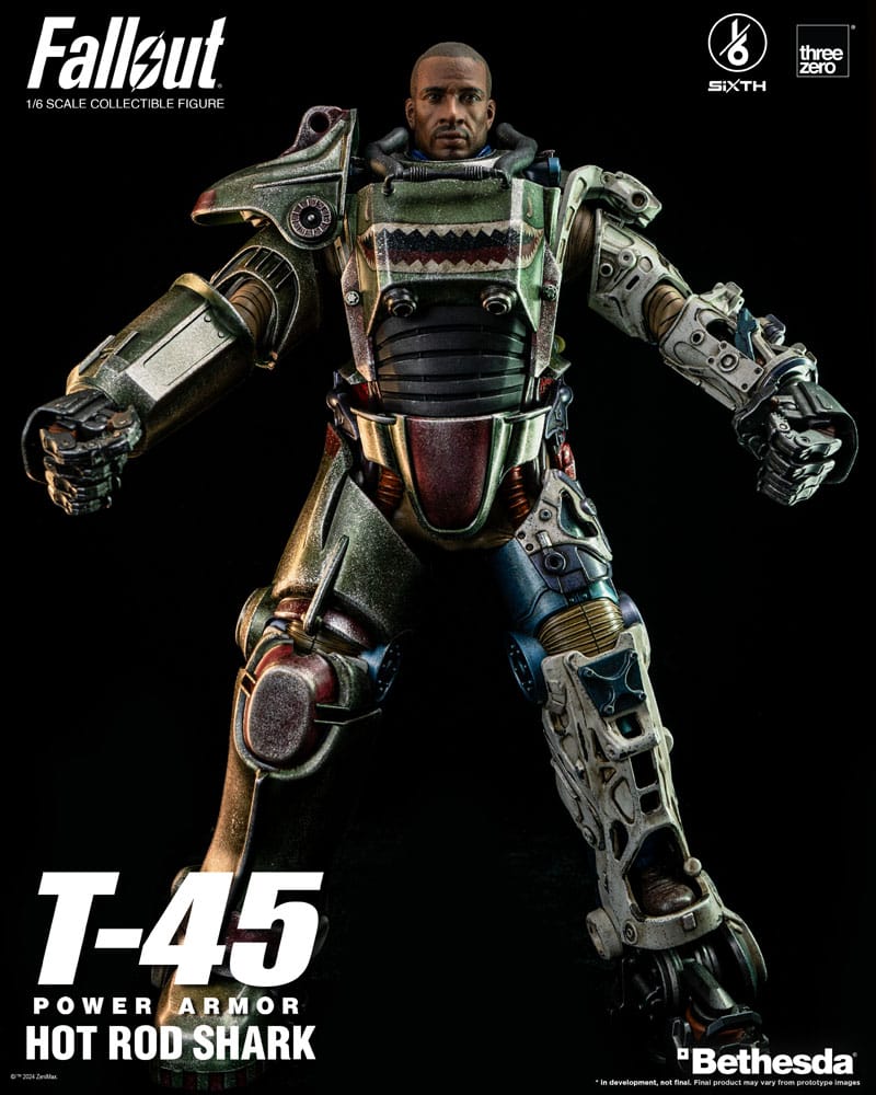 Fallout FigZero T-45 Hot Rod Shark Power Armor 37 cm 1/6  Action Figure