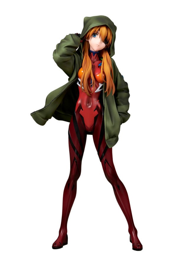 Shin Evangelion Movie Shikinami Asuka Langley Hoodie Ver. 23 cm 1/7 PVC Statue