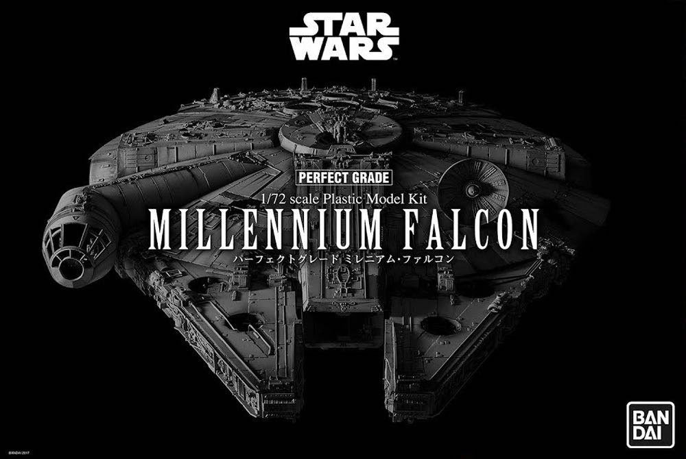 Star Wars Episode IV Millennium Falcon 48cm 1/72 Scale Perfect Grade Plastic Model Kit