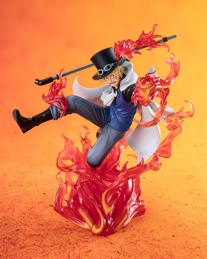 One Piece Figuarts ZERO Extra Battle Sabo Fire Fist Rook Check 19 cm PVC Statue