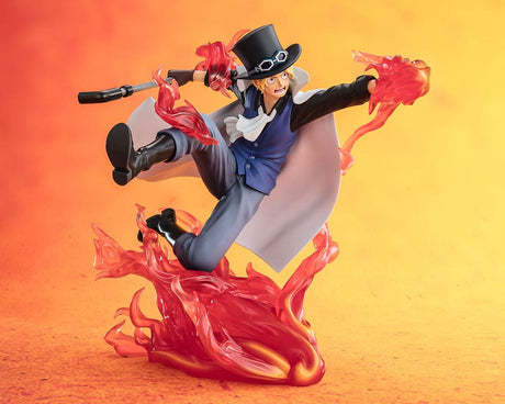 One Piece Figuarts ZERO Extra Battle Sabo Fire Fist Rook Check 19 cm PVC Statue