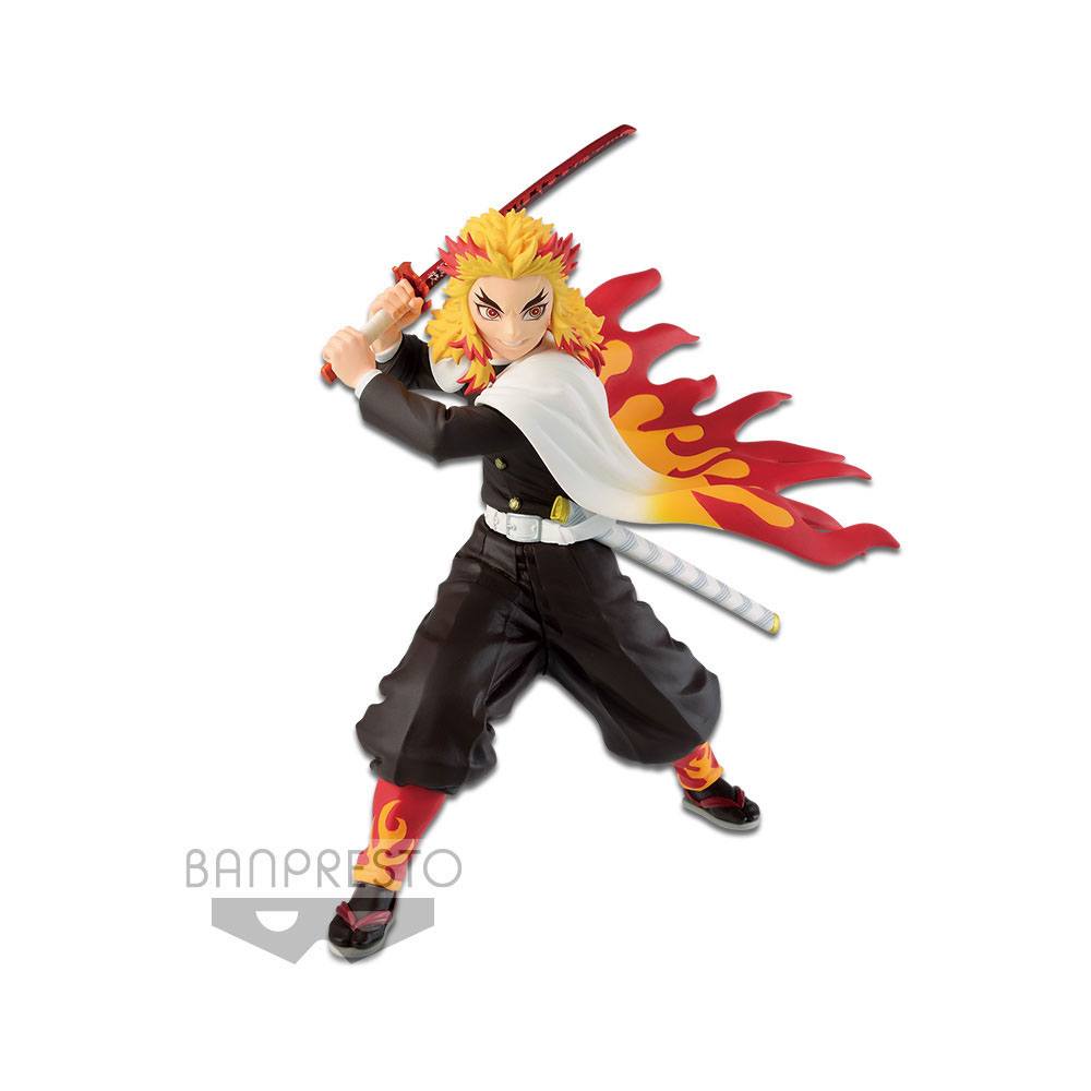 Demon Slayer Kimetsu no Yaiba Kyojuro Rengoku 15cm Vibration Stars Statue