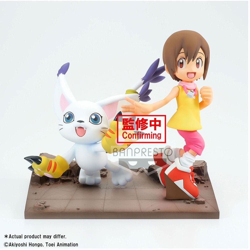 Digimon Adventure Hikari & Tailmon 12cm Adventure Archives DXF PVC Statue