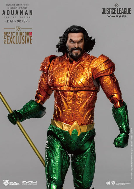 DC Comics Justice League Aquaman Comic Color Ver. 20 cm 1/9 Dynamic 8ction Heroes Action Figure