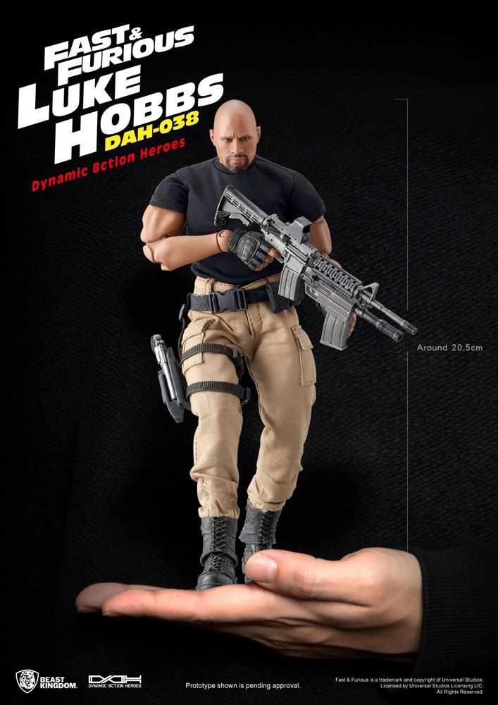 Fast & Furious Luke Hobbs 21 cm 1/9 Dynamic 8ction Heroes Action Figure