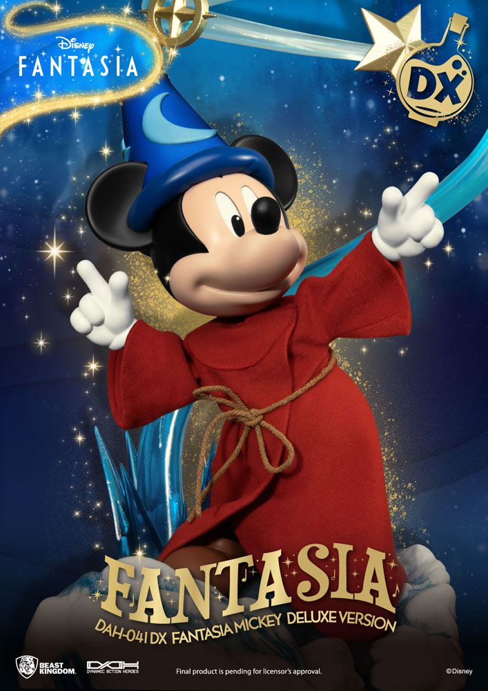 Disney Classic Mickey Fantasia 21 cm 1/9 Deluxe Version Dynamic 8ction Heroes Action Figure