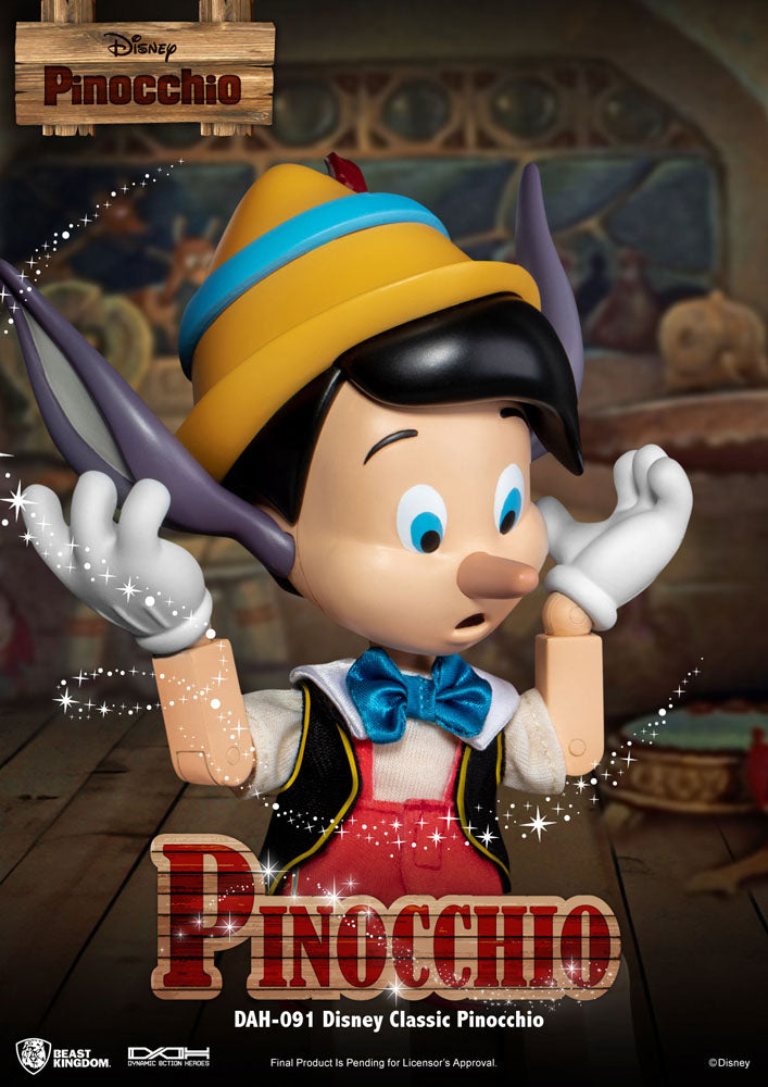 Disney Classic Dynamic Action Heroes Pinocchio 18 cm 1/9 Action Figure