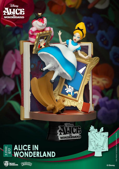 Disney Alice in Wonderland New Version 15 cm Story Book Series D-Stage PVC Diorama