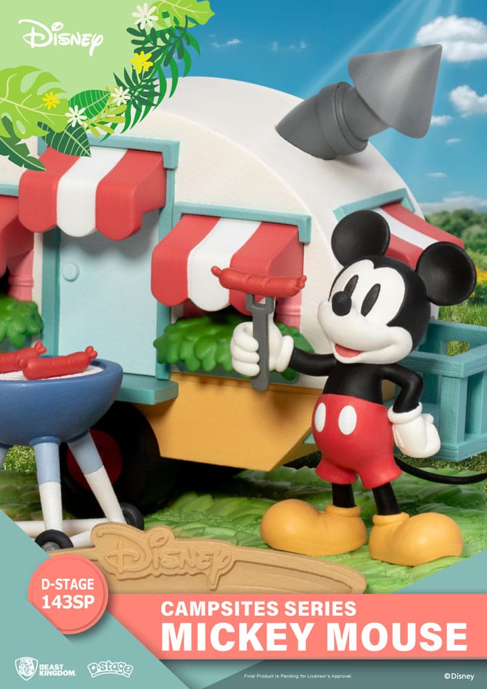 Disney D-Stage Campsite Series Mickey Mouse Special Edition 10 cm PVC Diorama