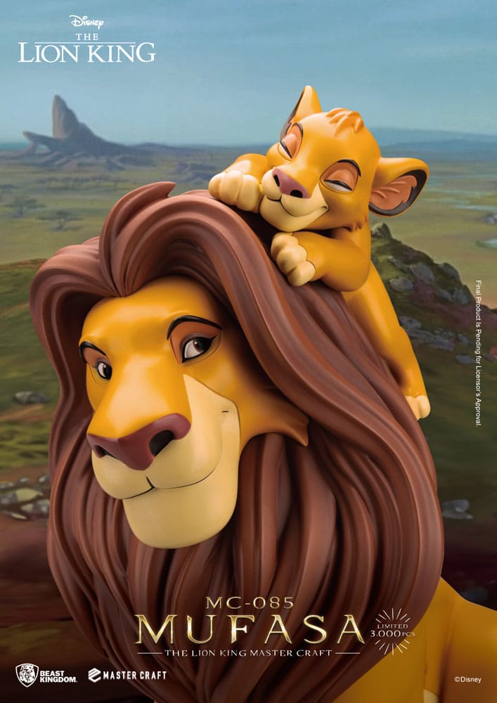 Disney The Lion King Mufasa 36 cm Master Craft Statue