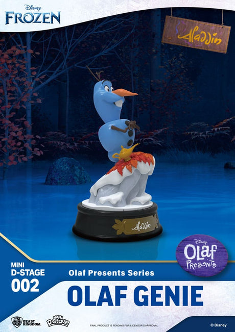 Frozen Olaf Presents: Olaf Genie 12 cm Mini Diorama Stage PVC Statue