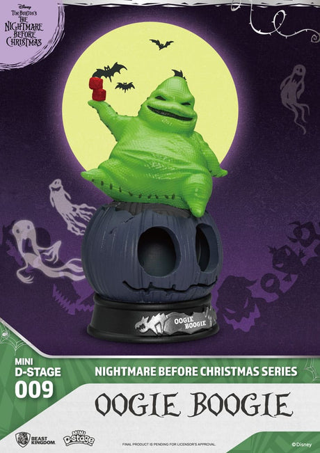 The Nightmare Before Christmas Oogie Boogie 10 cm Mini Diorama Stage PVC Figure