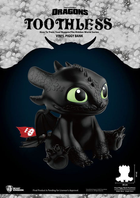 How to Train Your Dragon Toothless 30cm Piggy Bank