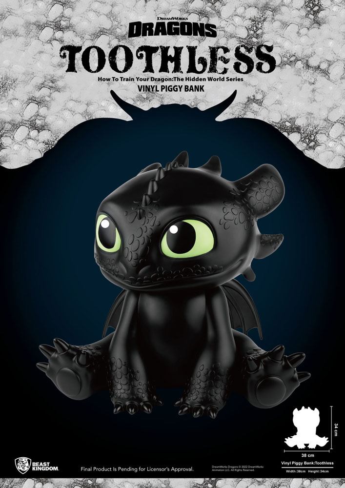 How to Train Your Dragon Toothless 30cm Piggy Bank