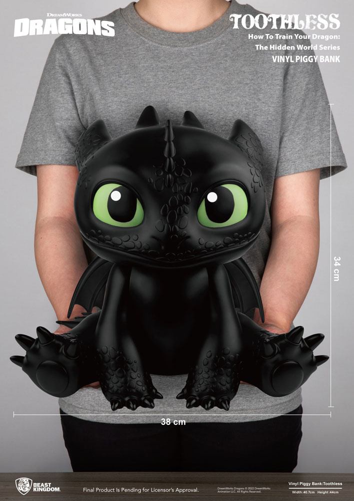 How to Train Your Dragon Toothless 30cm Piggy Bank