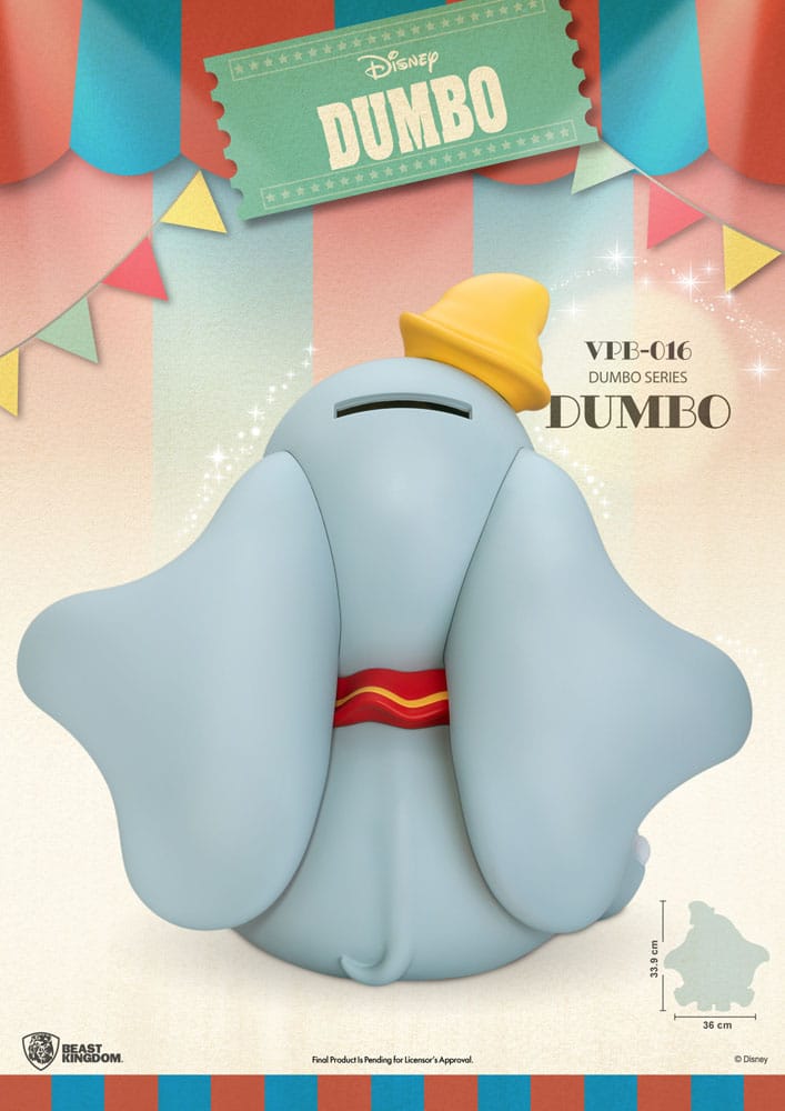 Disney Functional Dumbo 34 cm Vinyl Piggy Bank