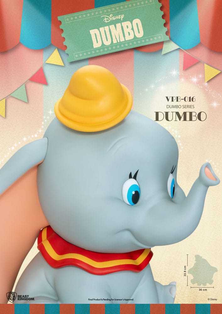 Disney Functional Dumbo 34 cm Vinyl Piggy Bank