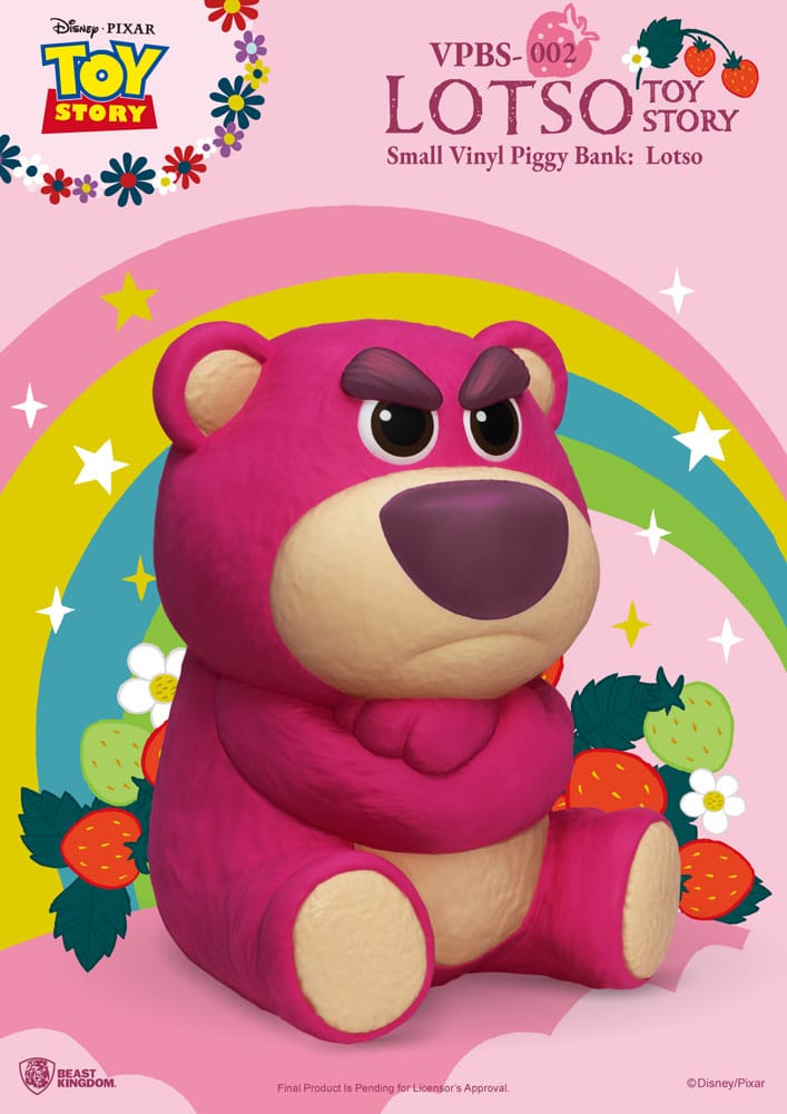 Disney Pixar Toy Story Lotso 24 cm Piggy Vinyl Bank