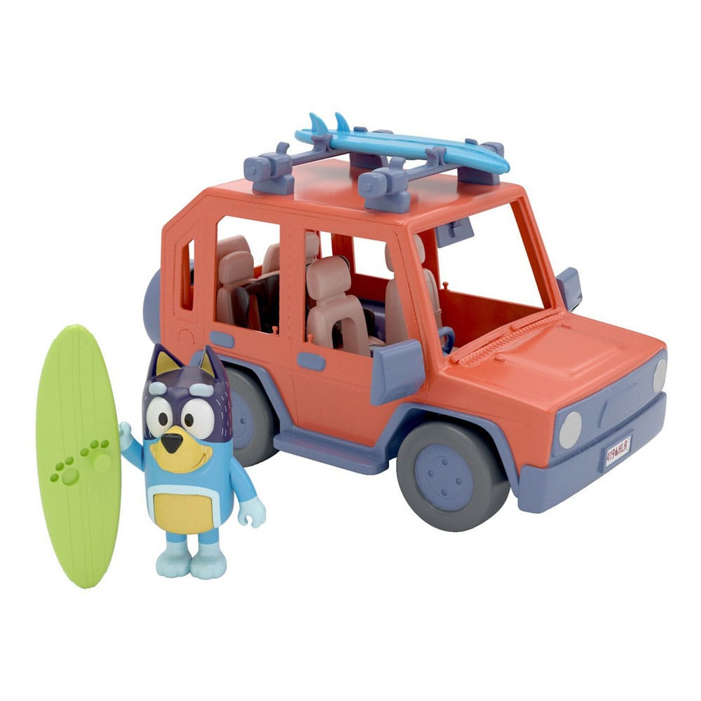 Bluey with Vehicle Bluey Family Cruiser Action Figure