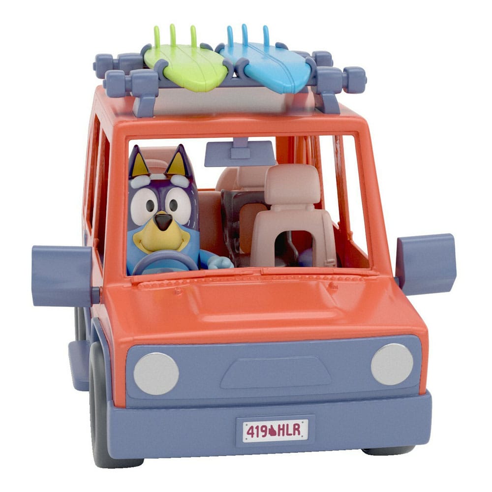 Bluey with Vehicle Bluey Family Cruiser Action Figure