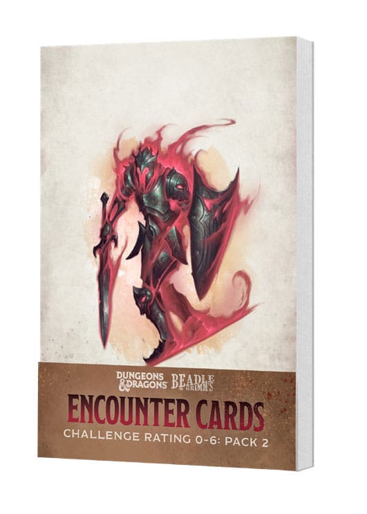 Dungeons & Dragons RPG Challenge Rating 0-6: Pack 2 Encounter Cards