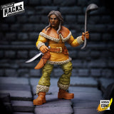 Vitruvian H.A.C.K.S. Dwarf Tavern Keeper Madame Ruskin Action Figure