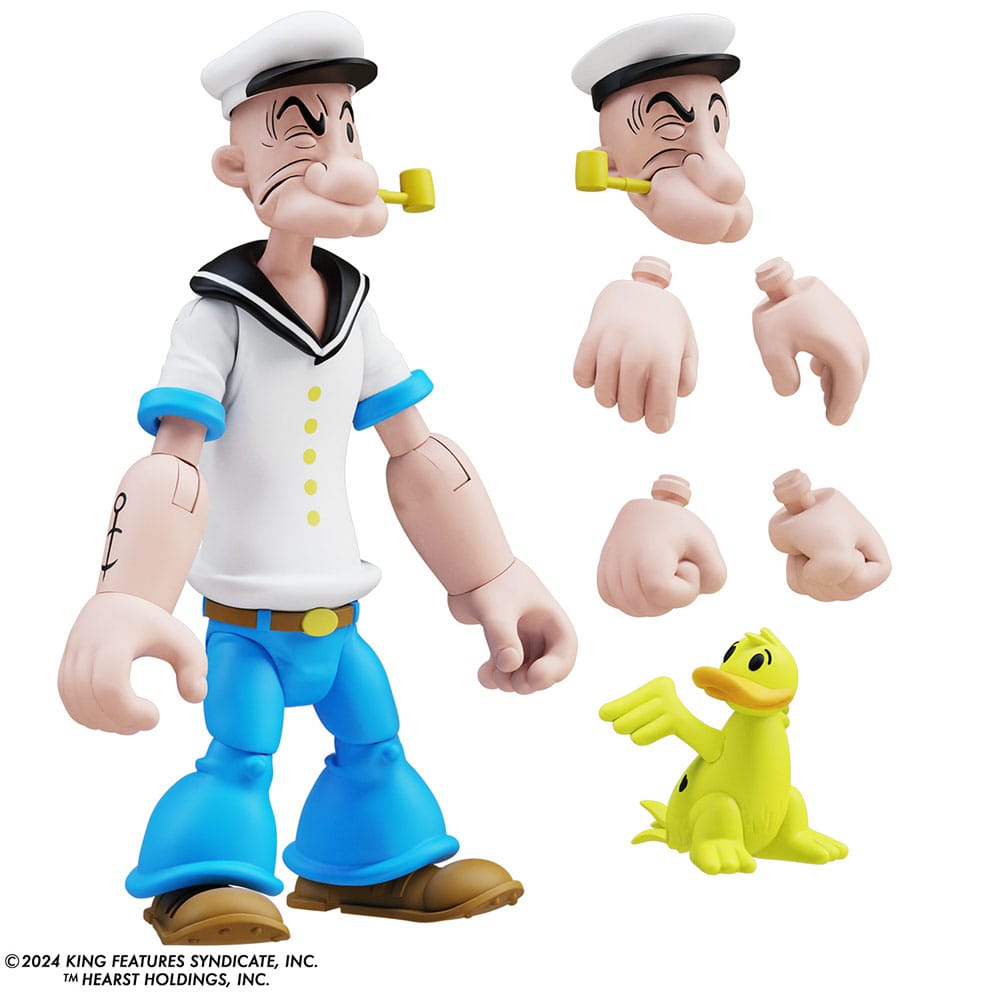 Popeye Wave 03 1st Appearance White Shirt Action Figure