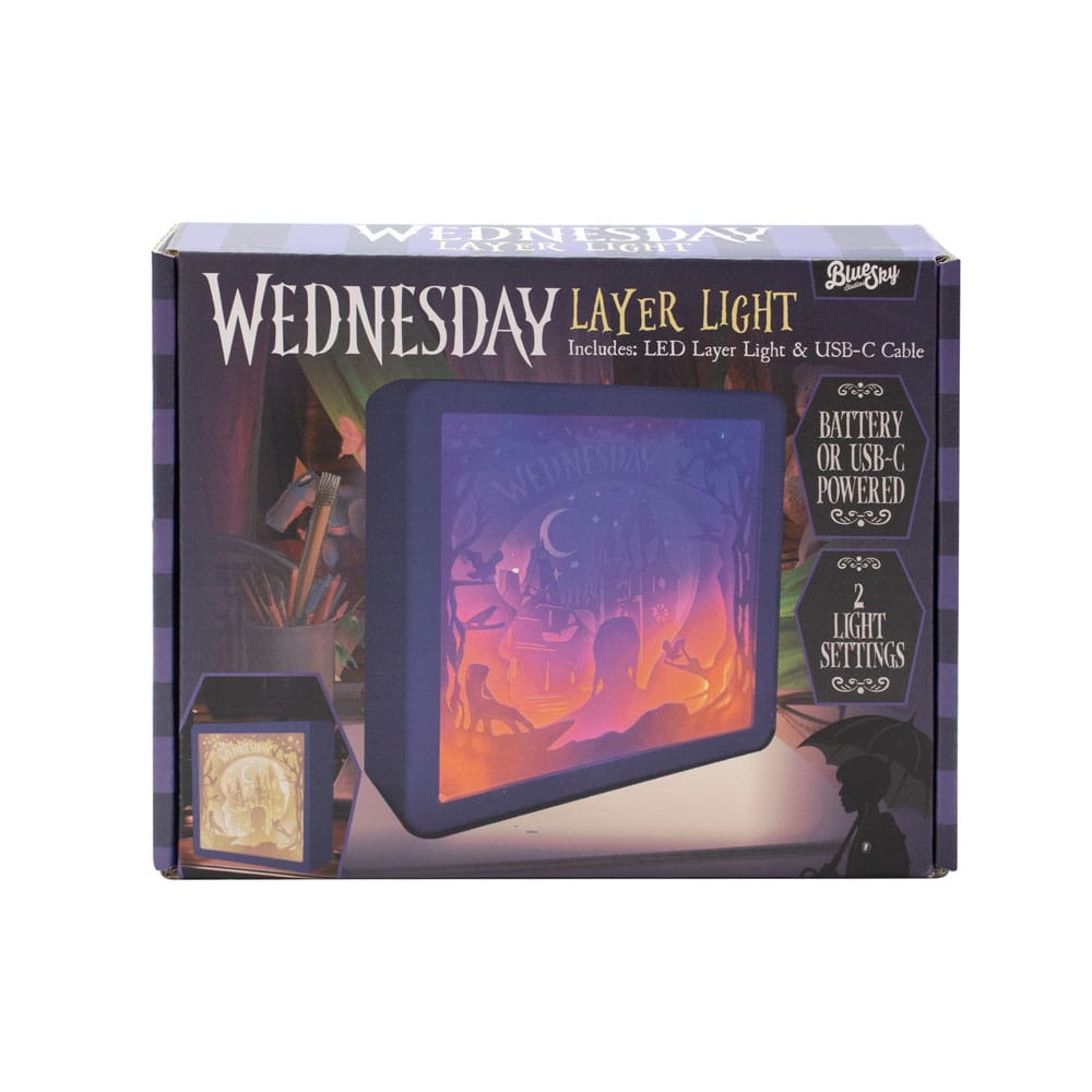 Wednesday Silhouette 22 cm Layer Light Lamp