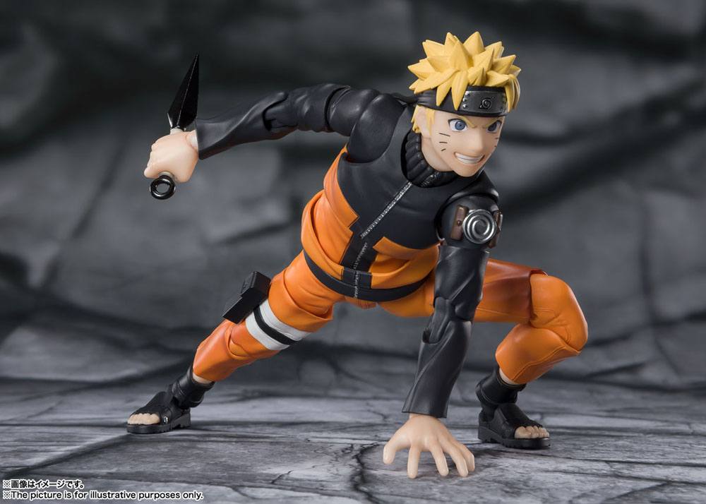 Naruto Shippuden S.H. Figuarts Naruto Uzumaki The Jinchuuriki Entrusted with Hope 14 cm Action Figure